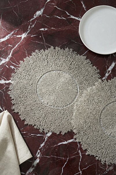 ACAR طقم لونا للخدمة الأمريكية مكون من 6 قطع - 39 سم