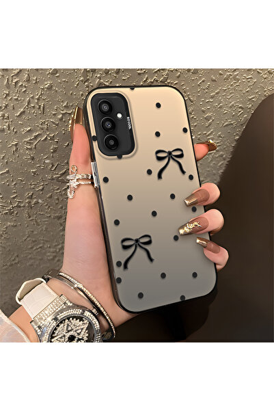 SLIMFELT Samsung Galaxy M23/M13 Uyumlu Yüksek Kaliteli Fiyonk Desenli Sert Kı...