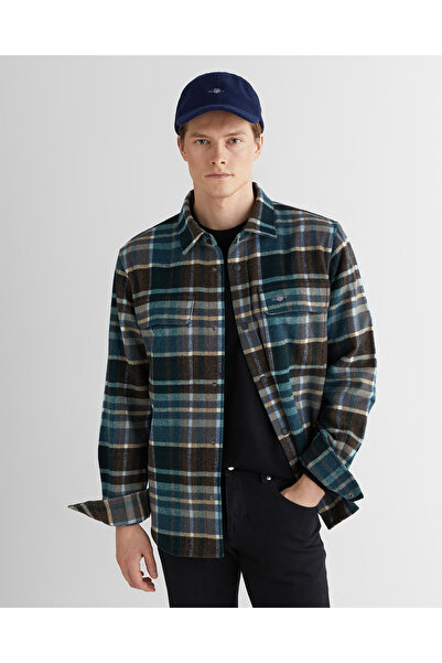 Gant Erkek Lacivert Ekoseli Ceket