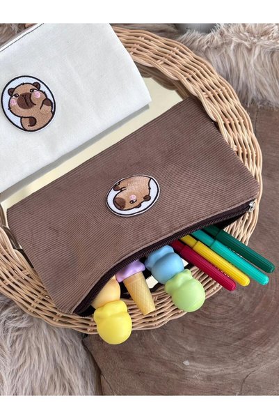 zevonna Capibara Patterned Pen Holder for Children, Youth, and Adults