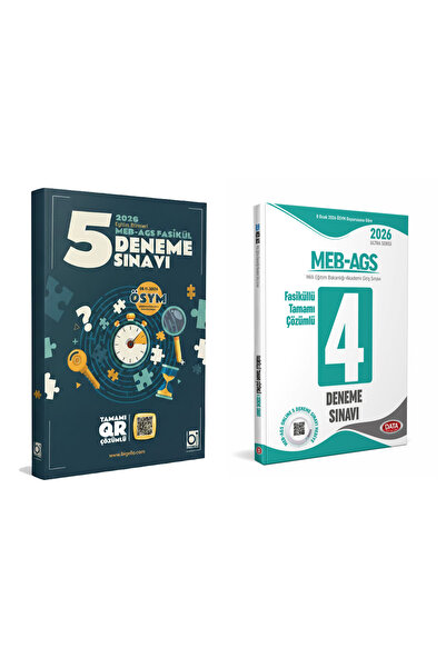 Bigelio Yayıncılık 2026 AGS Fasiküllü Tamamı Çözümlü 4 + 5 Deneme Sınavı Seti...