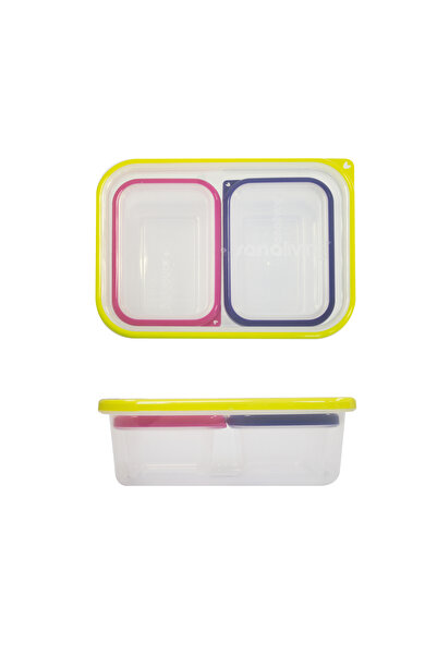 Omada Set of 3 food storage boxes 11.5x8x5/11.5x8x5/19x14x6.5 cm SanaLiving -...