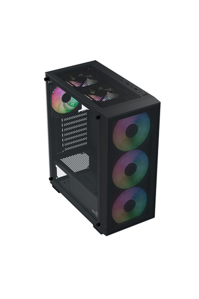 AEROCOOL PC Gaming Case, B509A Flow-G-BK-v1 Mid Tower | Expansion Slots, 7 | ...