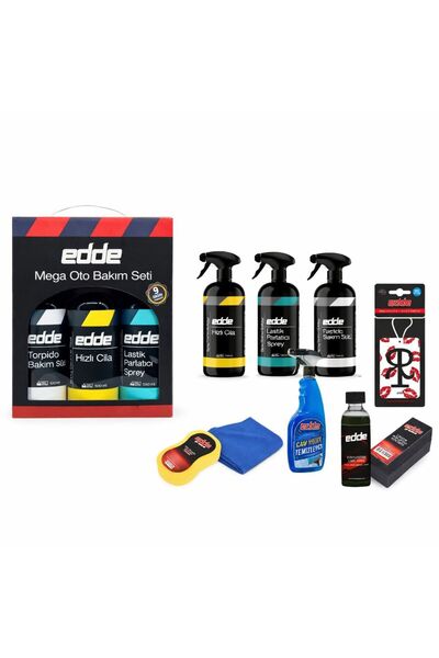 PASPRO OTOMOTİV EDDE Mega Oto Bakım Seti – Torpido Bakım, Hızlı Cila, Lastik ...