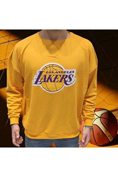 FG KONNİCHİWA Comfortable Fit Los Angeles Lakers Full Oversize Wide Fit Hoode...