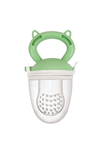 Hanymish Doğal Delikli Tasarımlı Meyve Süzgeci Emziği Yeşil