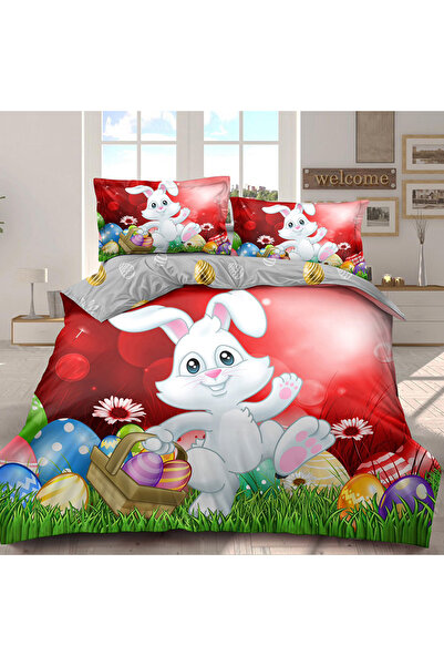 OEM Easter Duvet Cover Set for double bed 2 people, 4 pieces, Finet, DREAM-1654