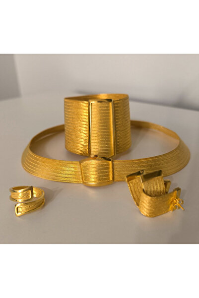 Midyat Nurtaş Gümüş 7 Gerdanlık 19 Bileklik Altın Kaplama Trabzon Hasırı Kadı...