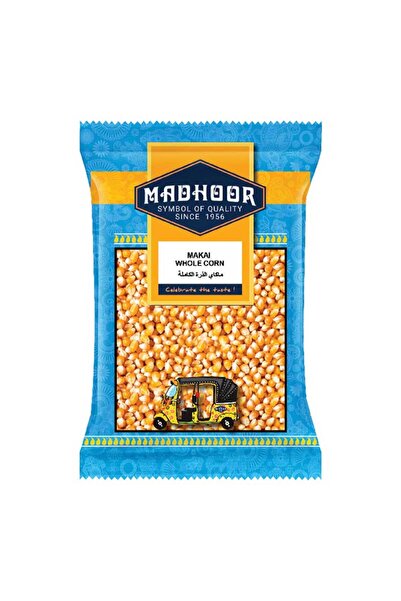 MADHOOR Makai Whole Yellow Corn Kernels Popping Grain Maize (500g)