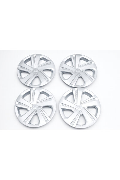 Toyota أغطية عجلات ياريس 2021-2023 مقاس 15 بوصة (مجموعة من 4 قطع) | فضي عالي ...