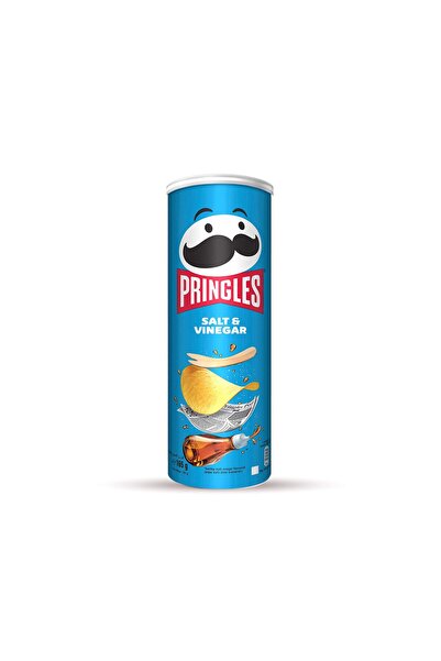 Pringles رقائق البطاطس بالملح والخل 165 غرام