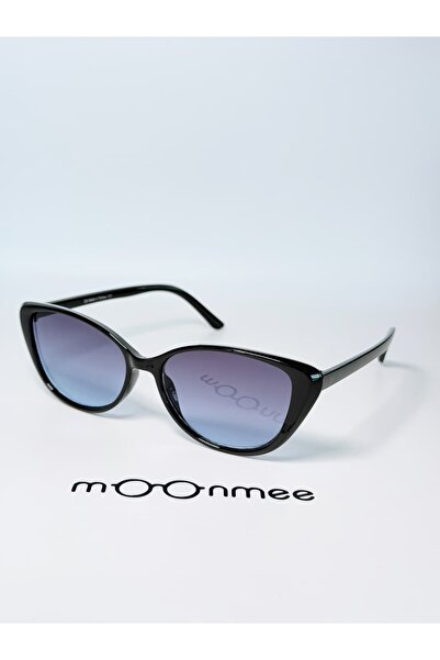MOONMEE نظارات شمسية KAJE للجنسين باللون الأزرق/الأسود بتصميم هندسي