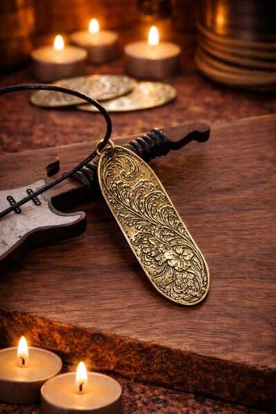 luffy design Tezene Yellow Brass Engraving Design Laser Processing Gift for C...