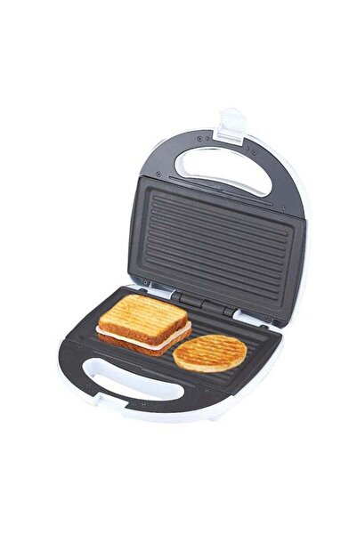 Geepas Sandwich Toaster Non Stick Heating Plate Thermostat Control With Indic...