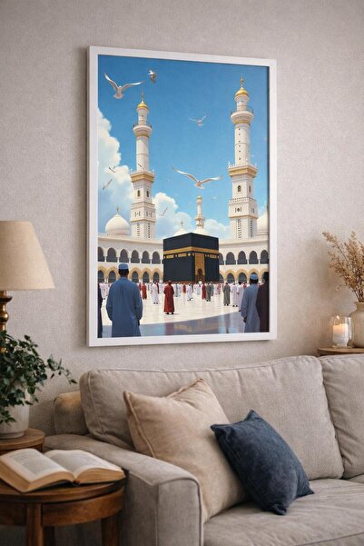 BuzzDesigns • Kutsal Topraklar Kabe Tablosu (Çerçeveli)