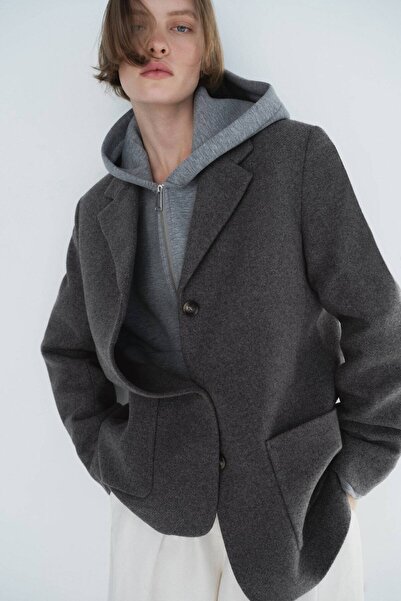 H&M Yün Karışımlı Blazer