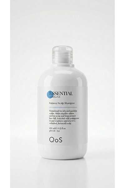 QOS Balance Scalp Shampoo for Oily and Dull Hair 450 ml