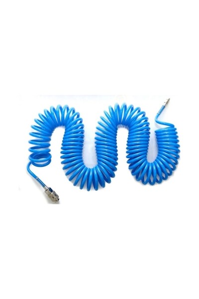 Junior Jaklı Spiral Hava Hortumu 5x8 mm Pe – 30 Mpa Kompresör Hortumu 15 Metre