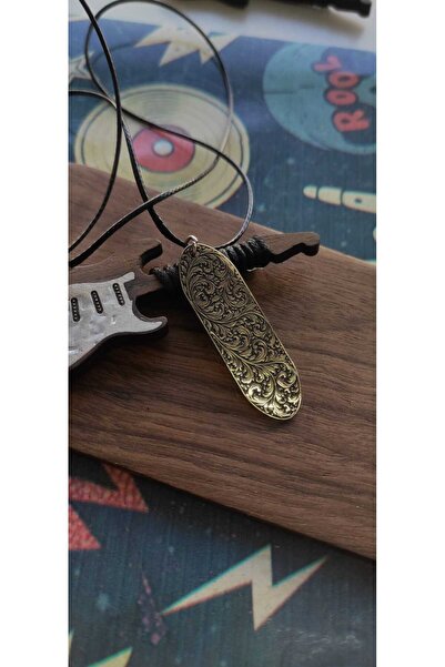 luffy design Tezene Yellow Brass Engraving Design Laser Processing Gift Neckl...