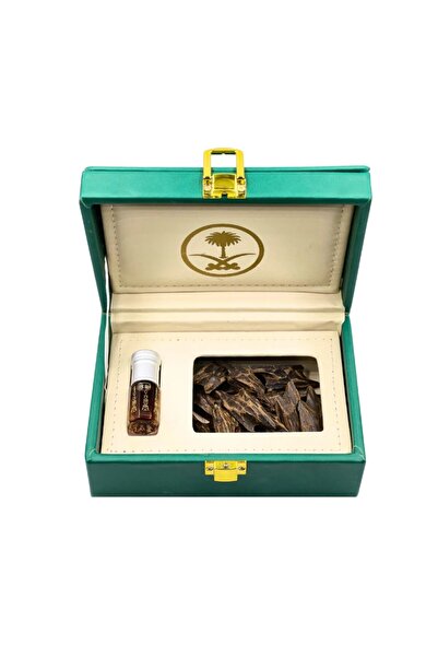ZURA Leather gift box - Royal Tiger Oud with a quarter tola of Cambodian oud oil