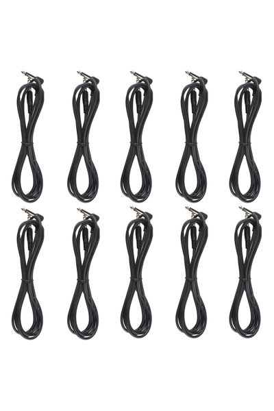 Choice1 10 Pcs Guitar Cable 3M Connecting Cable for Electric Guitar Bass Keyb...