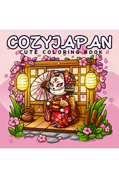 Choice MULTI COZY JAPAN Bold-easy Patterns Coloring Book for Adults Cute Draw...