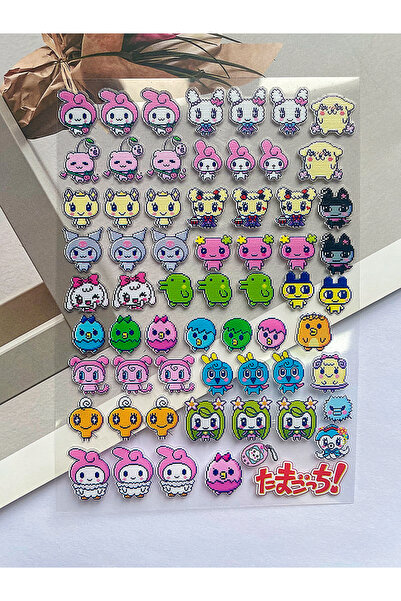 Choice8 1- ملصقات صغيرة من مادة PVC بنمط عتيق من حقبة الألفية الجديدة، مناسبة...