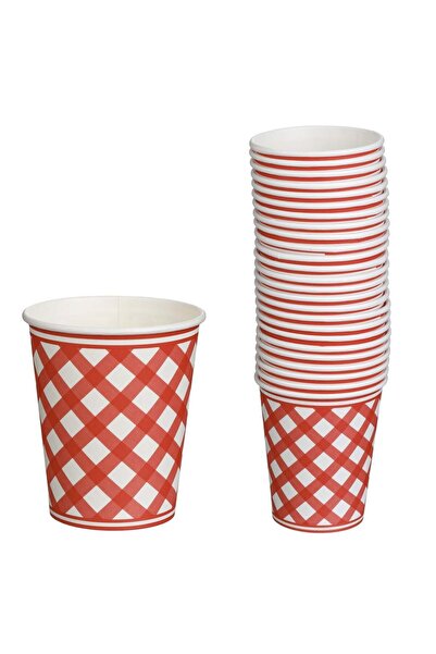 OEM Cardboard Party Cups with Patterned 240ml - 25pcs