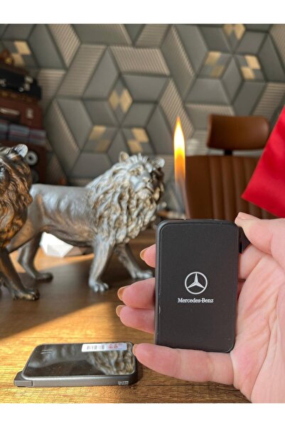 Emba Özel Tasarım Aynalı Mercedes Amblemli Çakmak