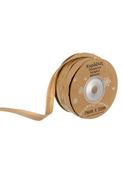 OEM Panglica Siret Kraft de Culoare Naturala 25mx7mm