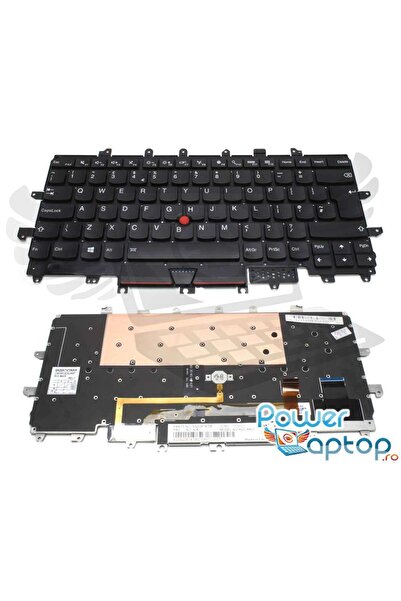 LENOVO Tastatura Thinkpad X1 Carbon Gen 4 2016 iluminata layout UK fara rama ...