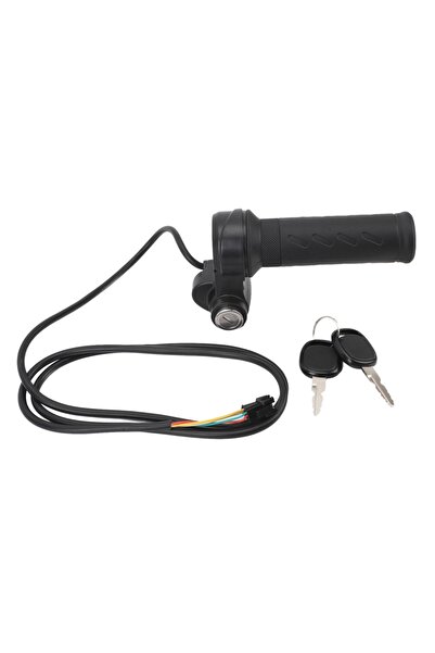 Choice black Electric Bike Throttle Grip Universal Electric Bicycle Scooter W...