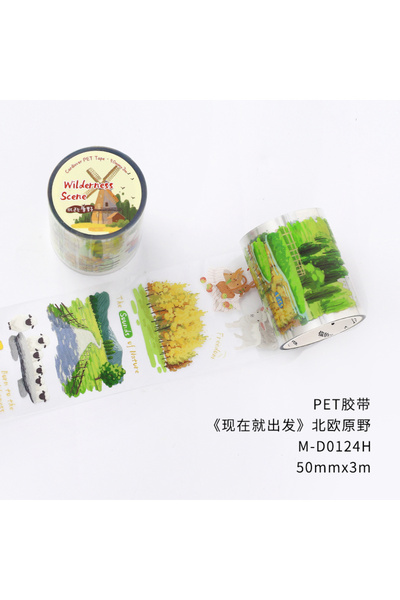 Choice3 A 3m/roll Color Ink PET Masking Tape DIY Scrapbook Diary Album Decor ...