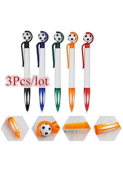 Choice 3pcs 3Pcs/lot Ballpoint Pen 0.5mm Blue Ink Writing Supplies Ballpoint ...