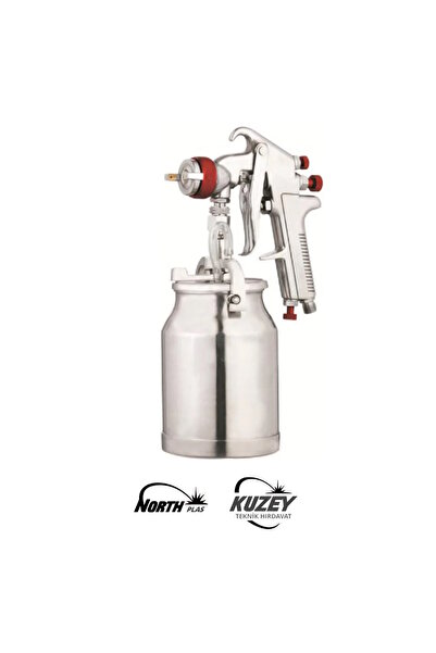 Kuzey Aeropro 4001 siprey gun HVLP Püskürtme Rötuş Tabancası 1lt Hazneli