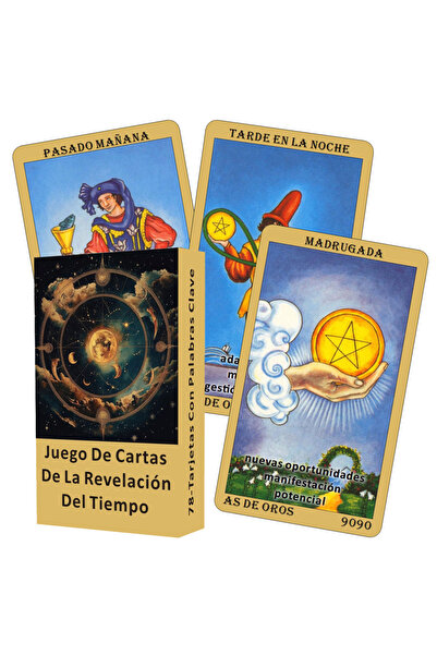 Choice A613 Spanish Tarot Deck, Classic Cards, 78 Cards with Keywords, The Ti...