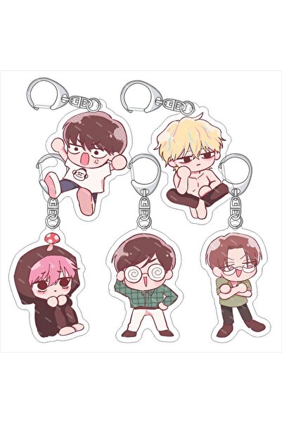 Choice12 A1605 قطعة حقيبة سلسلة مفاتيح أكريليك لشخصيات أنمي تامون فوكوهارا وك...