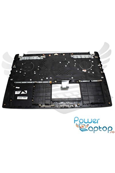 ASUS Μαύρο πληκτρολόγιο ROG GL502VM με μαύρο φωτιζόμενο στήριγμα παλάμης