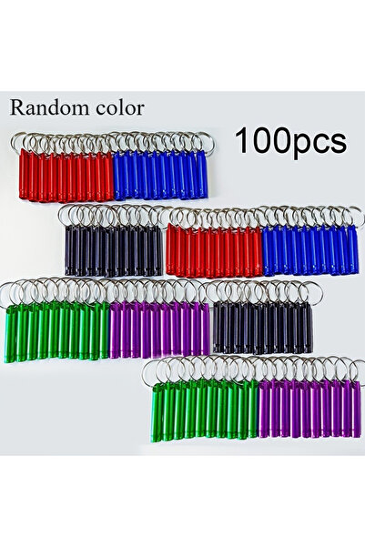 Choice MULTI 100pcs Aluminum Emergency Whistle for Camping Hiking Travel Surv...