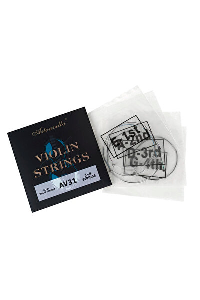 Choice Violin strings Astonvilla 4/4 3/4 1/2 1/4 Violin Strings Wound Silver ...