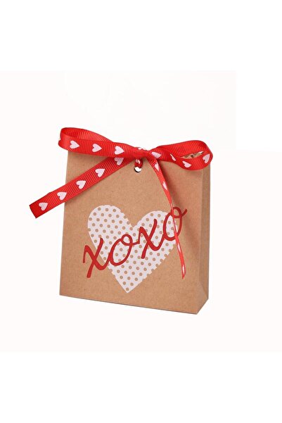 Choice4 10pcs Gift Bag B 10pcs Valentines Day Gift Bag Kraft Paper Tote Bag H...