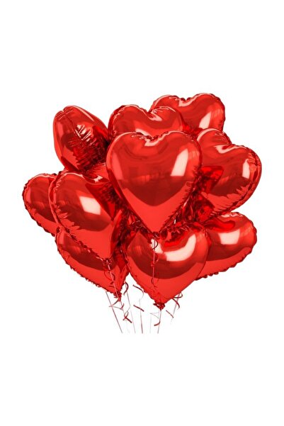 Choice 18inch red 12PCS Love Heart Shape Foil Ballo 18inch Red Pink Blue Hear...