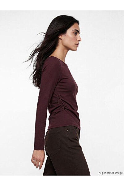 LC Waikiki بدلة نسائية واسعة ذات ياقة روبا مزركشة من UZG STORE