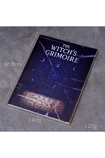 Choice Light Grey 77 Pages Witchcraft Grimoire Pages Book of Shadows Kit with...