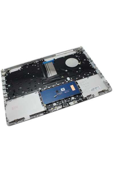 HP Tastatura L48647-001 Argintie cu Palmrest Argintiu si TouchPad iluminata b...