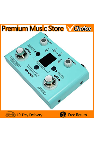 Choice دواسة تأثيرات جيتار LOST TEMPO M-VAVE، وآلات طبول Lost Tempo، ودواسة ت...