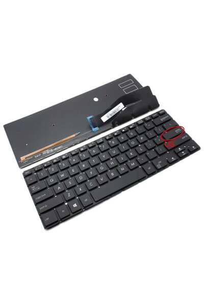 ASUS APIA0KNB0 illuminated keyboard US layout without frame enter small