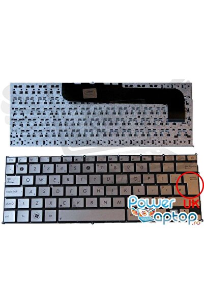 ASUS Клавиатура за ZenBook UX21E с британска подредба без голяма рамка за във...