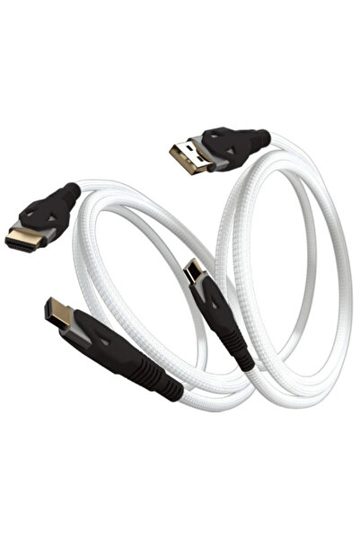 GIOTECK Pachet cablu HDMI și USB-C premium (Uni) - PS5