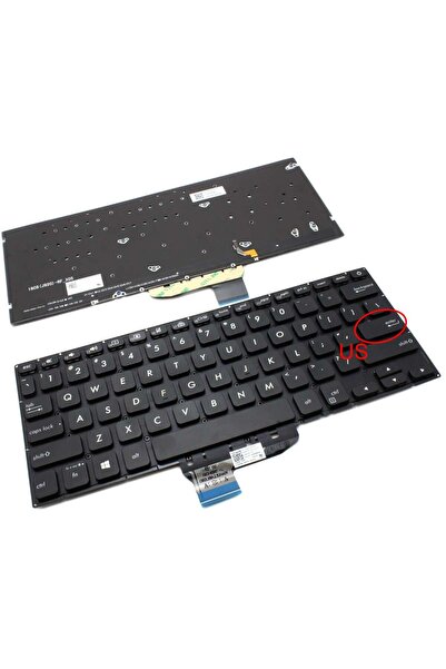 ASUS Tastatura VivoBook S14 X430FN iluminata layout US fara rama enter mic